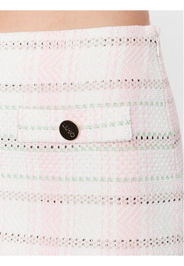 Liu Jo Spódnica mini CA3193 T3374 Różowy Regular Fit. Kolor: różowy. Materiał: syntetyk
