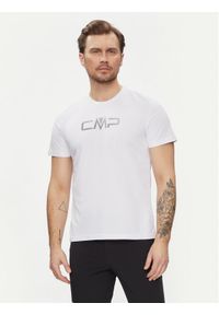 CMP Koszulka techniczna 39T7117P Biały Regular Fit. Kolor: biały. Materiał: syntetyk