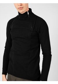 La Haine Inside Us Sweter "LM059" | A2308 3J LM059 | Mężczyzna | Czarny. Okazja: na co dzień. Typ kołnierza: kołnierzyk stójkowy. Kolor: czarny. Materiał: bawełna. Wzór: aplikacja. Styl: casual #7