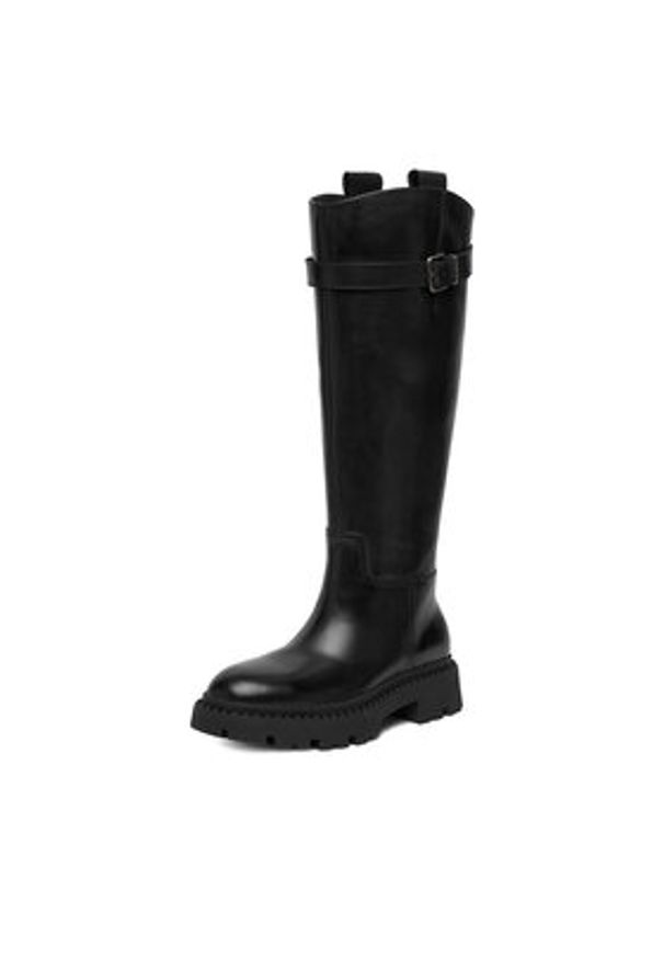 G-Star RAW - G-Star Raw Kozaki EO-GLCIA-8190C Czarny. Kolor: czarny. Materiał: skóra