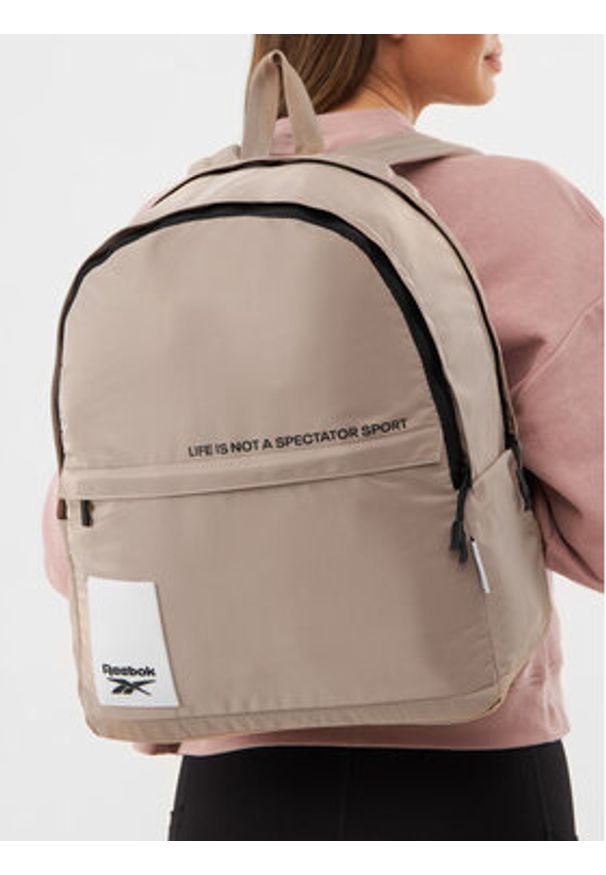 Reebok Plecak RBK-017-CCC-05 Beżowy. Kolor: beżowy. Materiał: materiał