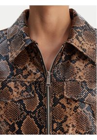 only - ONLY Kurtka z imitacji skóry Paris 15365492 Brązowy Regular Fit. Kolor: brązowy. Materiał: skóra #3