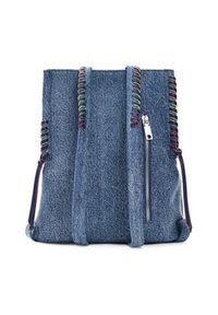 Desigual Plecak 26SAKD08 Niebieski. Kolor: niebieski. Materiał: materiał #5