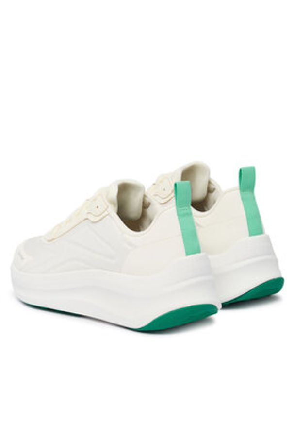 Calvin Klein Sneakersy HM0HM02224 Kremowy. Kolor: kremowy. Materiał: materiał