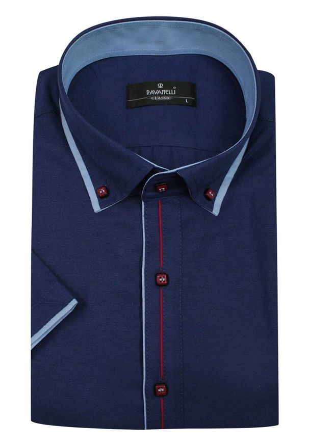 Elegancka koszula Ravanelli na spotkanie biznesowe, krótka