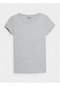 4f - 4F T-Shirt 4FAW23TTSHF0907 Szary Slim Fit. Kolor: szary. Materiał: bawełna #5