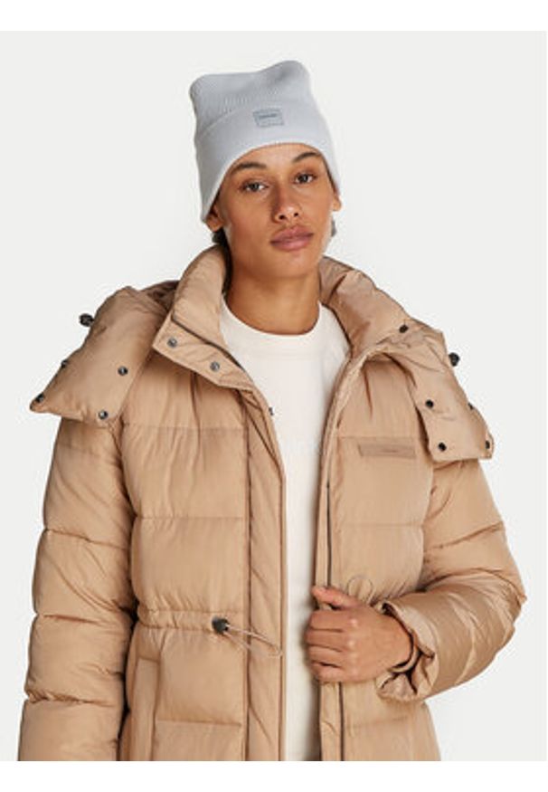 Calvin Klein Czapka Chunky K60K612584 Błękitny. Kolor: niebieski. Materiał: kaszmir