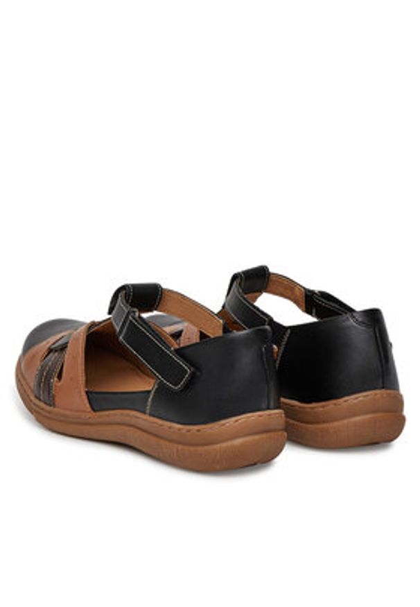 Go Soft Sandały WI23-YUMA-04 Brązowy. Kolor: brązowy. Materiał: skóra