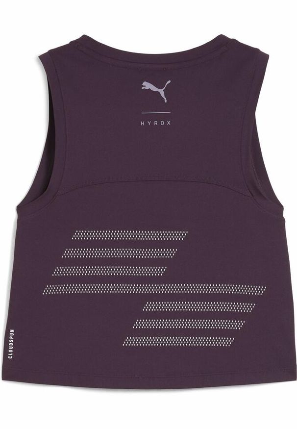 Puma - Damska koszulka bez rękawów PUMA x HYROX CLOUDSPUN PUMA Midnight Plum Purple. Kolor: fioletowy. Długość rękawa: bez rękawów
