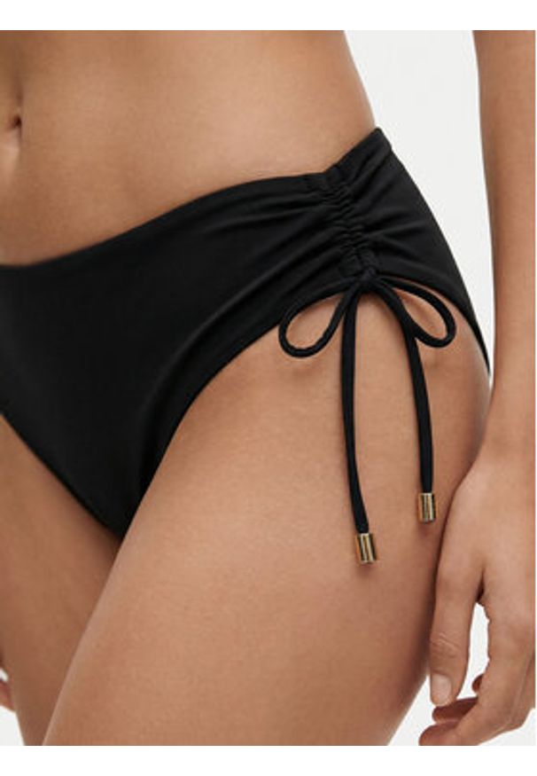Max Mara Beachwear Dół od bikini Sandra 2616821229 Czarny. Kolor: czarny. Materiał: syntetyk
