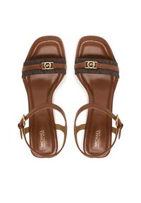 MICHAEL Michael Kors Sandały Mandy 40S6MAMS1B Brązowy. Kolor: brązowy. Materiał: skóra #4