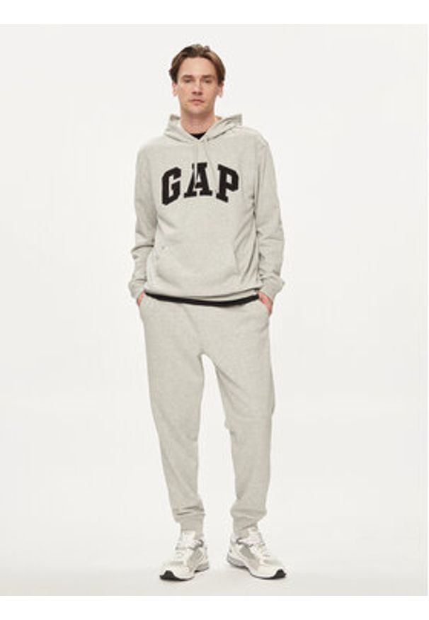 GAP - Gap Bluza 868453-03 Szary Regular Fit. Kolor: szary. Materiał: bawełna