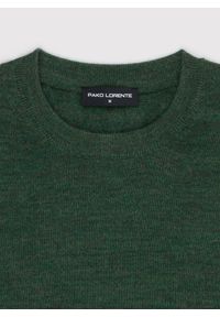 Pako Lorente - PAKO LORENTE – Zielony sweter męski z wełną. Okazja: na co dzień. Kolor: zielony. Materiał: wełna. Sezon: jesień. Styl: casual #2