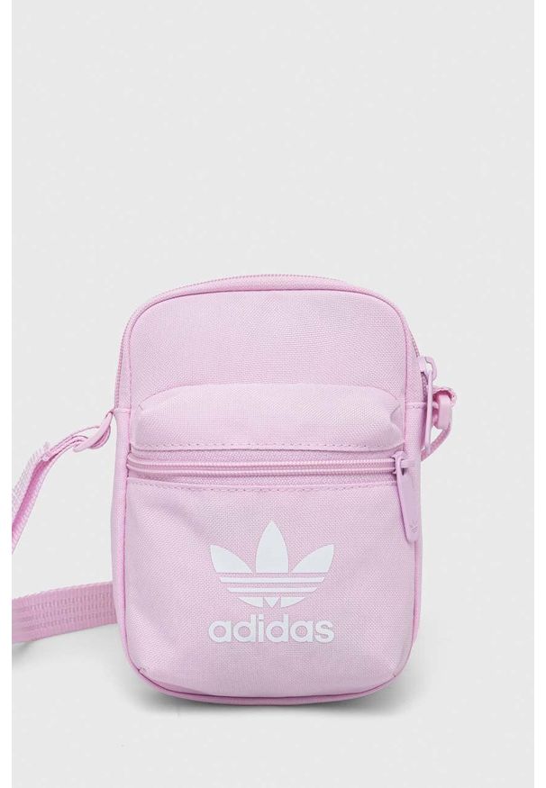 adidas Originals saszetka kolor różowy. Kolor: różowy. Materiał: materiał