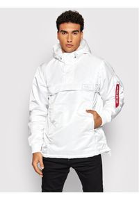 Alpha Industries Kurtka anorak 118103 Biały Regular Fit. Kolor: biały. Materiał: syntetyk