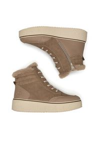 Rieker Trzewiki 78801-20 Beżowy. Kolor: beżowy. Materiał: nubuk, skóra #7