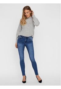 Vero Moda Jeansy Tanya 10222531 Granatowy Skinny Fit. Kolor: niebieski #3