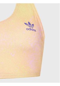 Adidas - adidas Top Allover HL6595 Żółty Slim Fit. Kolor: żółty. Materiał: syntetyk #9