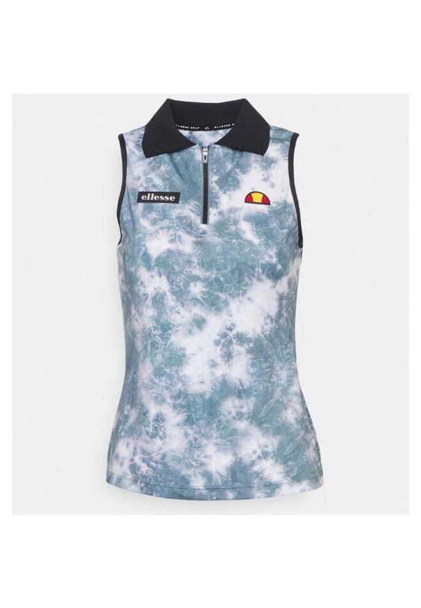Damska koszulka polo Ellesse Camalo. Typ kołnierza: polo. Kolor: wielokolorowy, zielony. Styl: elegancki, sportowy