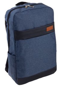 ROVICKY - Plecak męski granatowy Rovicky NB9755-4412 NAVY. Kolor: niebieski. Styl: sportowy