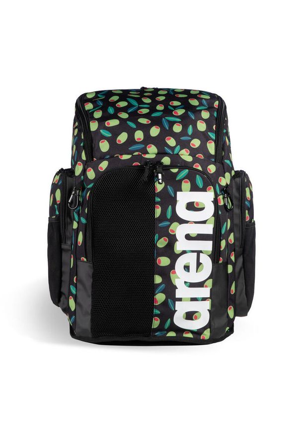 Plecak Arena Team Spiky III Backpack 45 + Worek. Kolor: czarny, zielony, wielokolorowy. Styl: sportowy