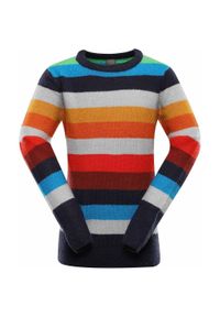 GLENMUIR - Sweter Dziecięcy Nax Moero 116-122 - Miękka Bawełna i Ciepły Fason. Kolor: wielokolorowy. Materiał: bawełna