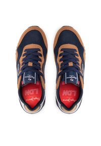 Pepe Jeans Sneakersy London One Basic B PBS30540 Granatowy. Kolor: niebieski. Materiał: materiał #3