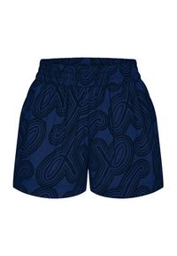 Triumph Szorty materiałowe Beach MyWear 10222167 Granatowy Regular Fit. Kolor: niebieski. Materiał: wiskoza