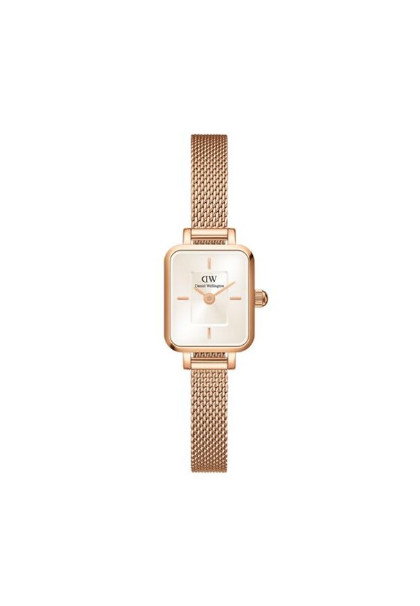 Daniel Wellington Zegarek Quadro Mini DW00100651 Złoty. Kolor: złoty