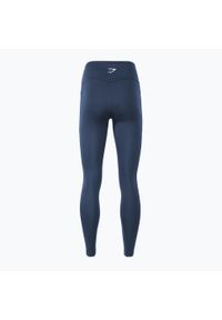 GYM SHARK - Legginsy treningowe damskie Gymshark Training Mesh. Kolor: niebieski. Materiał: mesh