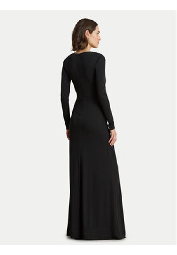 Lauren Ralph Lauren - LAUREN RALPH LAUREN Sukienka wieczorowa 253981393002 Czarny Slim Fit. Kolor: czarny. Materiał: syntetyk. Styl: wizytowy