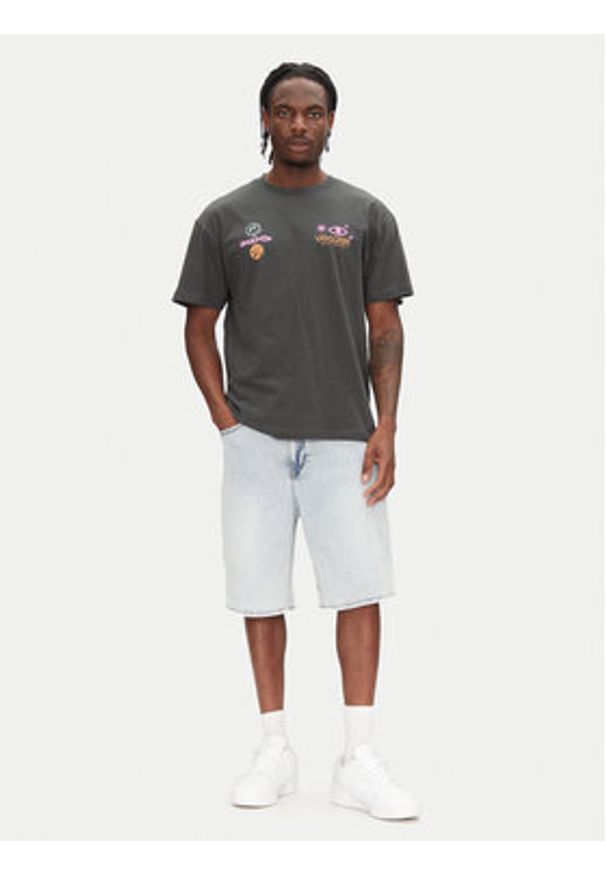 Volcom Szorty jeansowe Billow A2012200 Niebieski Relaxed Fit. Kolor: niebieski. Materiał: bawełna