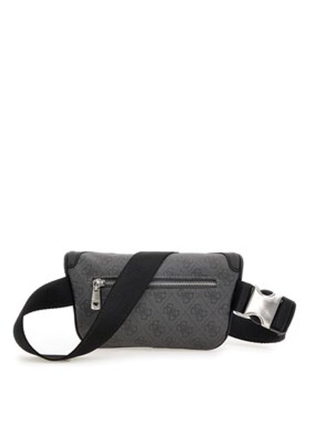 Guess Saszetka nerka Vezzola Smart HMEVZL P3231 Czarny. Kolor: czarny. Materiał: skóra