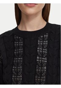Guess Sweter W6YR21 Z0965 Czarny Regular Fit. Kolor: czarny. Materiał: syntetyk #5