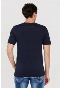 Aeronautica Militare - AERONAUTICA MILITARE Granatowy t-shirt męski. Kolor: niebieski. Długość rękawa: krótki rękaw. Długość: krótkie #2