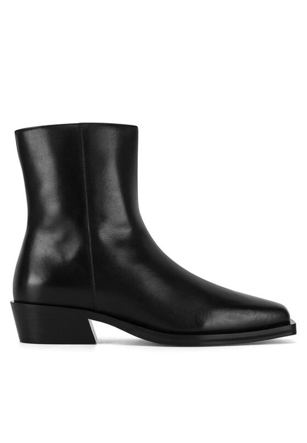 Gino Rossi Botki EVELYN-116201 Czarny. Kolor: czarny. Materiał: skóra