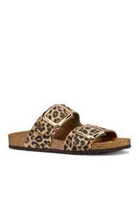 Geox Klapki D Brionia R D45Y3B 000BS C5018 Brązowy. Kolor: brązowy. Materiał: zamsz, skóra #5