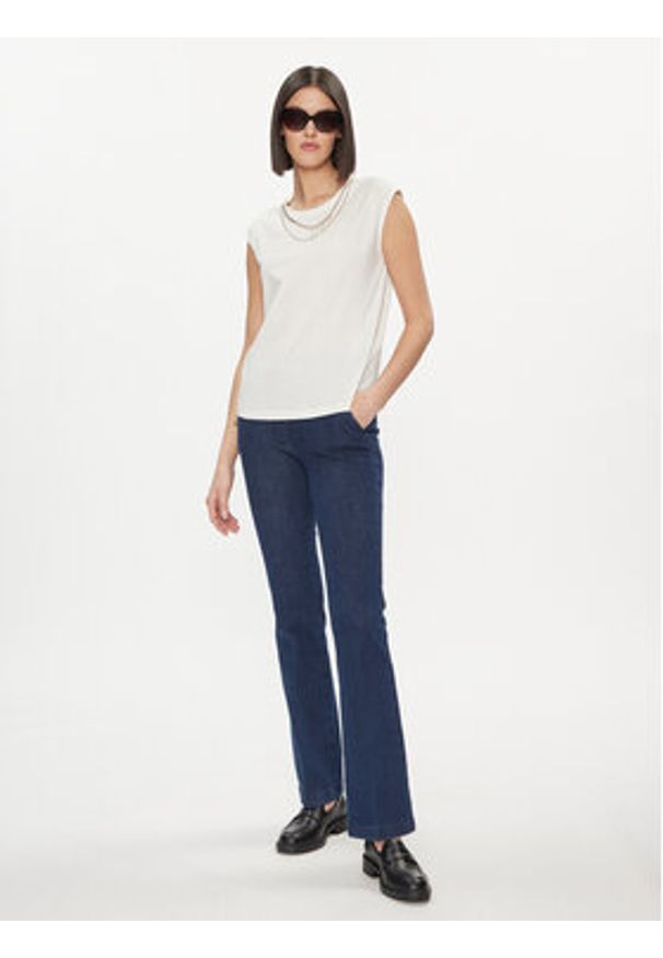 Liu Jo Bluzka WA4016 J5003 Biały Regular Fit. Kolor: biały. Materiał: bawełna