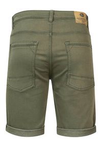Petrol Industries Szorty jeansowe M-1030-SHO005 Zielony Regular Fit. Kolor: zielony. Materiał: jeans #4