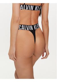 Calvin Klein Underwear Stringi 000QF7638E Czarny. Kolor: czarny. Materiał: syntetyk #2