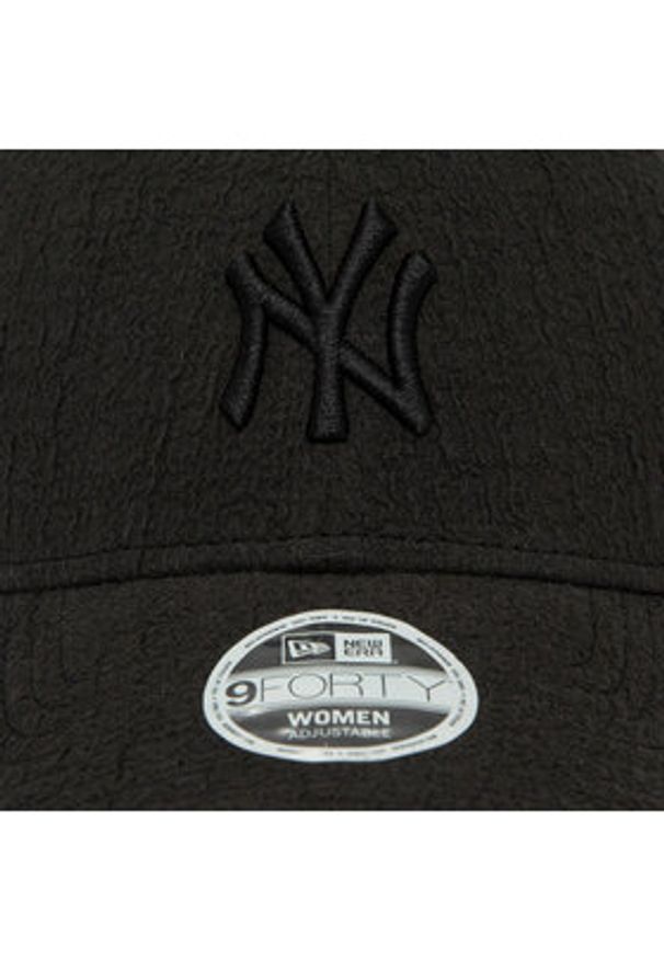 New Era Czapka z daszkiem Wmns Bubble Stitch 940 Nyy 60434990 Czarny. Kolor: czarny. Materiał: materiał
