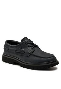 Calvin Klein Jeans Półbuty Hybrid Boat Shoe Slipon Lh Btw YM0YM00937 Czarny. Kolor: czarny. Materiał: skóra #6