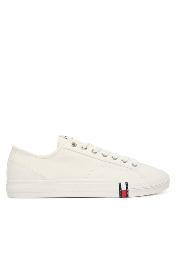 Tommy Jeans Tenisówki Archive Vulc Y2K EM0EM01674 Biały. Kolor: biały. Materiał: materiał