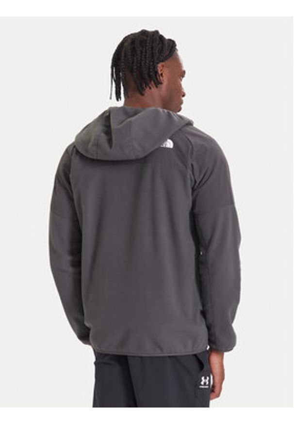 The North Face Polar Glacier NF0A89JJ Szary Regular Fit. Kolor: szary. Materiał: syntetyk