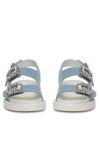 Eva Minge Sandały SNOWDROP-I75-563 Niebieski. Kolor: niebieski. Materiał: materiał #5
