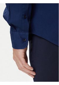 TOMMY HILFIGER - Tommy Hilfiger Koszula MW0MW39573 Granatowy Slim Fit. Kolor: niebieski. Materiał: bawełna #4