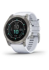 GARMIN - Zegarek sportowy Garmin Epix Pro Gen 2 Sapphire Biały (010-02804-11). Kolor: biały. Styl: sportowy