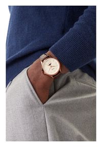 Casio Zegarek MTP-M110RL-5AVER Brązowy. Kolor: brązowy #2