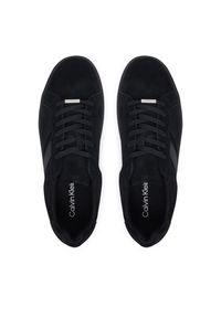 Calvin Klein Sneakersy Classic Cups Laceup Tape Su HM0HM02200 Czarny. Kolor: czarny. Materiał: zamsz, skóra #5