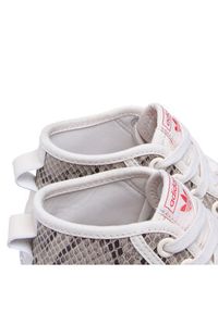 Adidas - adidas Trampki Nizza Platform Mid Shoes HQ1981 Beżowy. Kolor: beżowy. Materiał: skóra. Obcas: na platformie #5